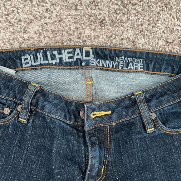 Bullhead Newport skinny flair dark blue jean - Picture 3 of 4